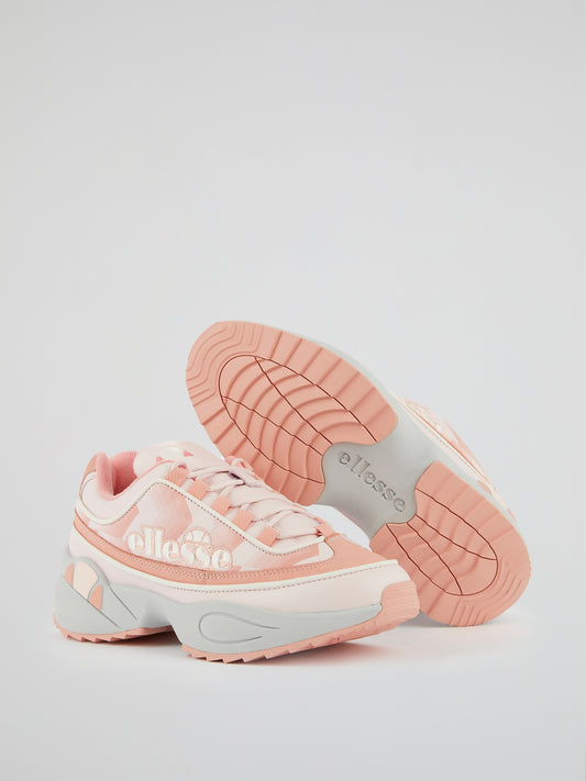 Sparta Edge Pink Leather Sneakers