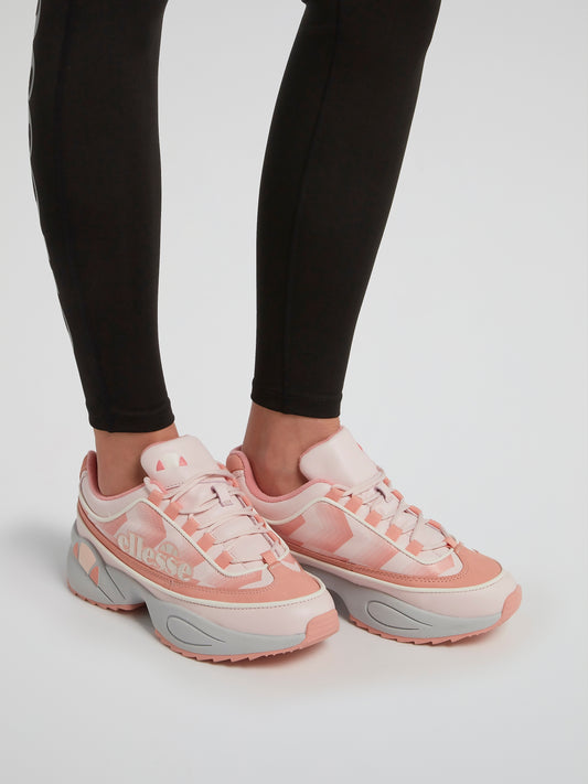 Sparta Edge Pink Leather Sneakers