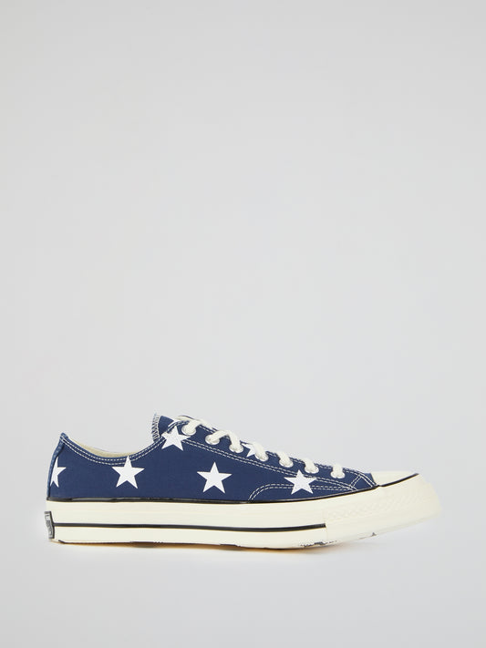 Chuck 70 OX Star-Print Canvas Sneakers