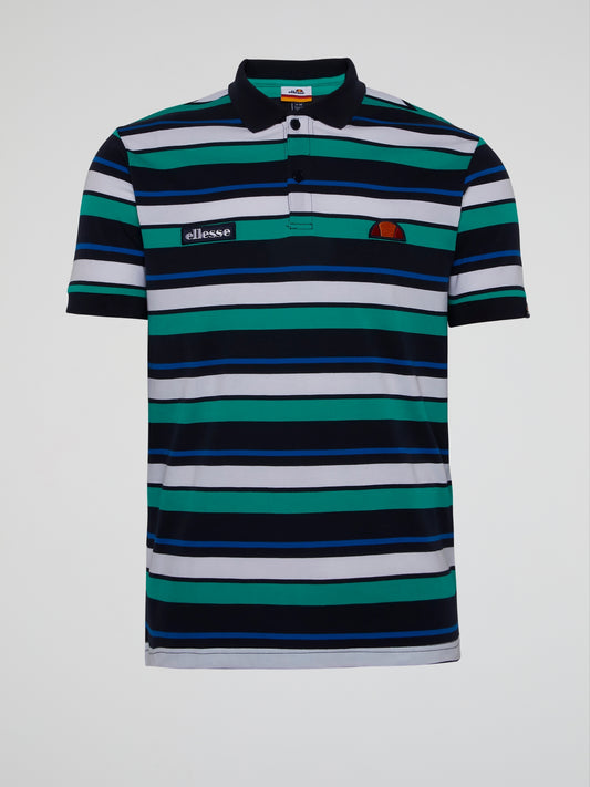 Concrete Striped Polo Shirt