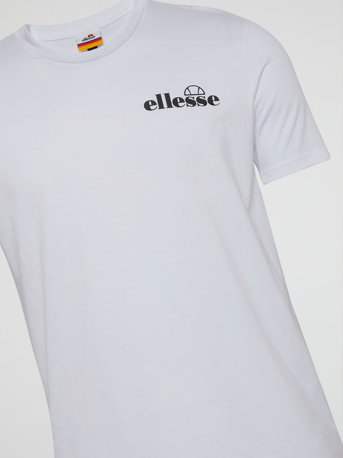 Fondato White Rear Print T-Shirt