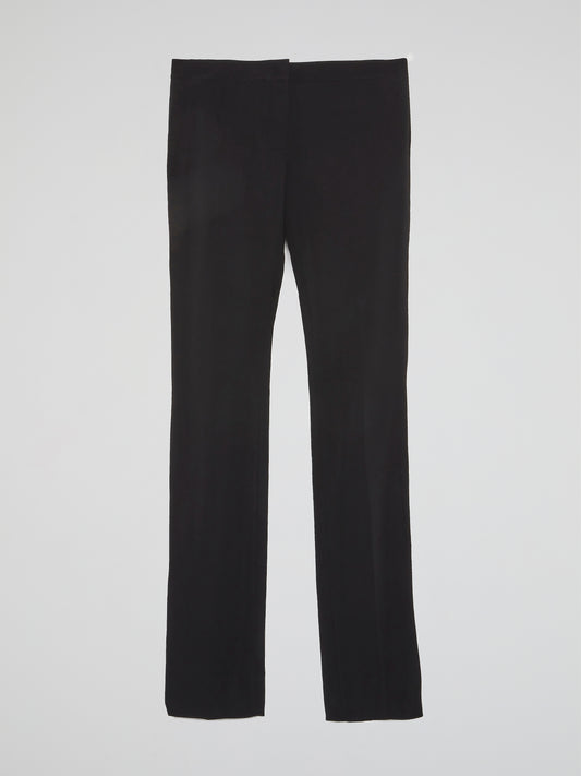 Black Straight Cut Pants