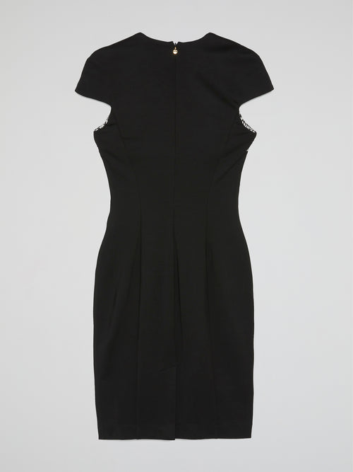 Black Cut Out Mini Dress