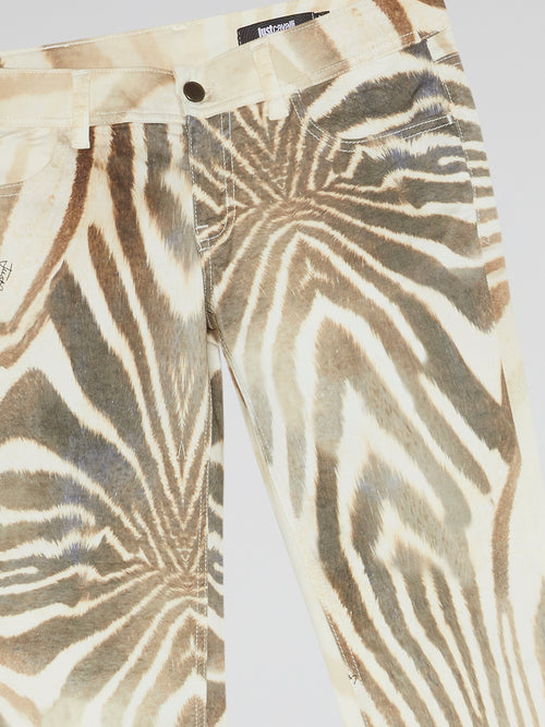 Animal Print Capri Pants