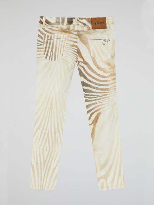 Animal Print Capri Pants