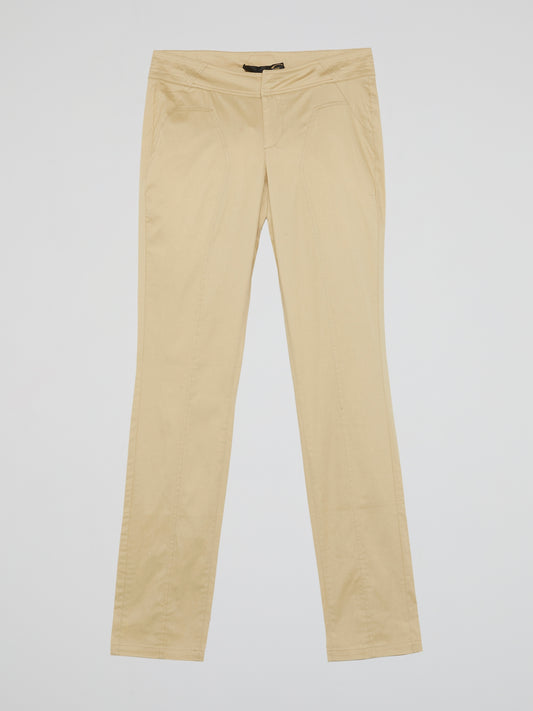 Beige Slim Fit Jeans