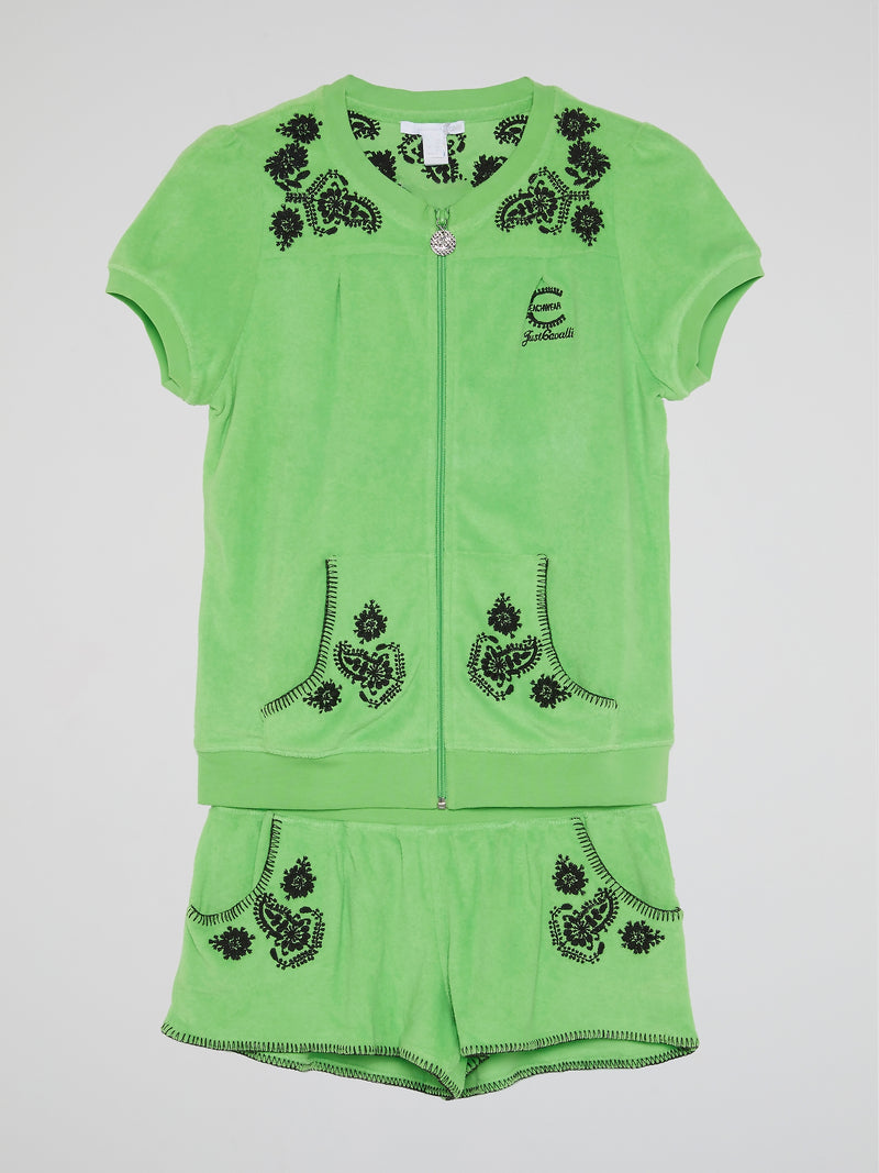 Green Loungewear Set