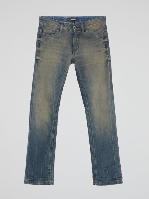 Rustic Straight Cut Jeans
