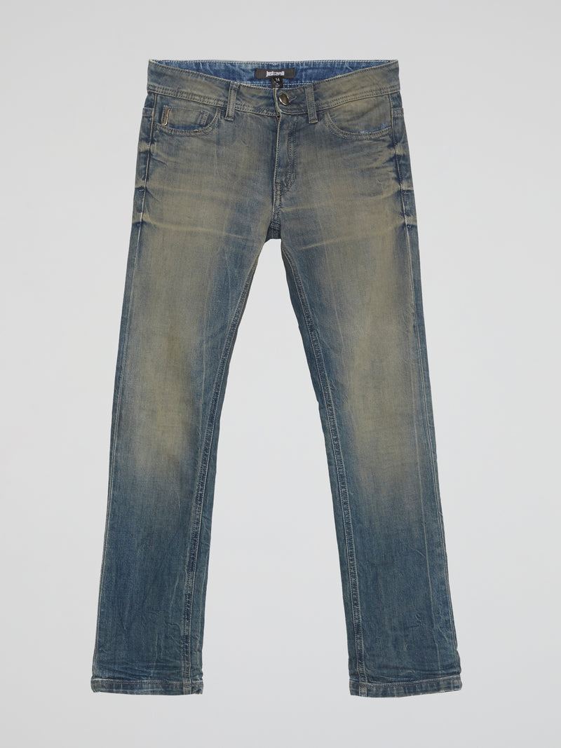 Rustic Straight Cut Jeans