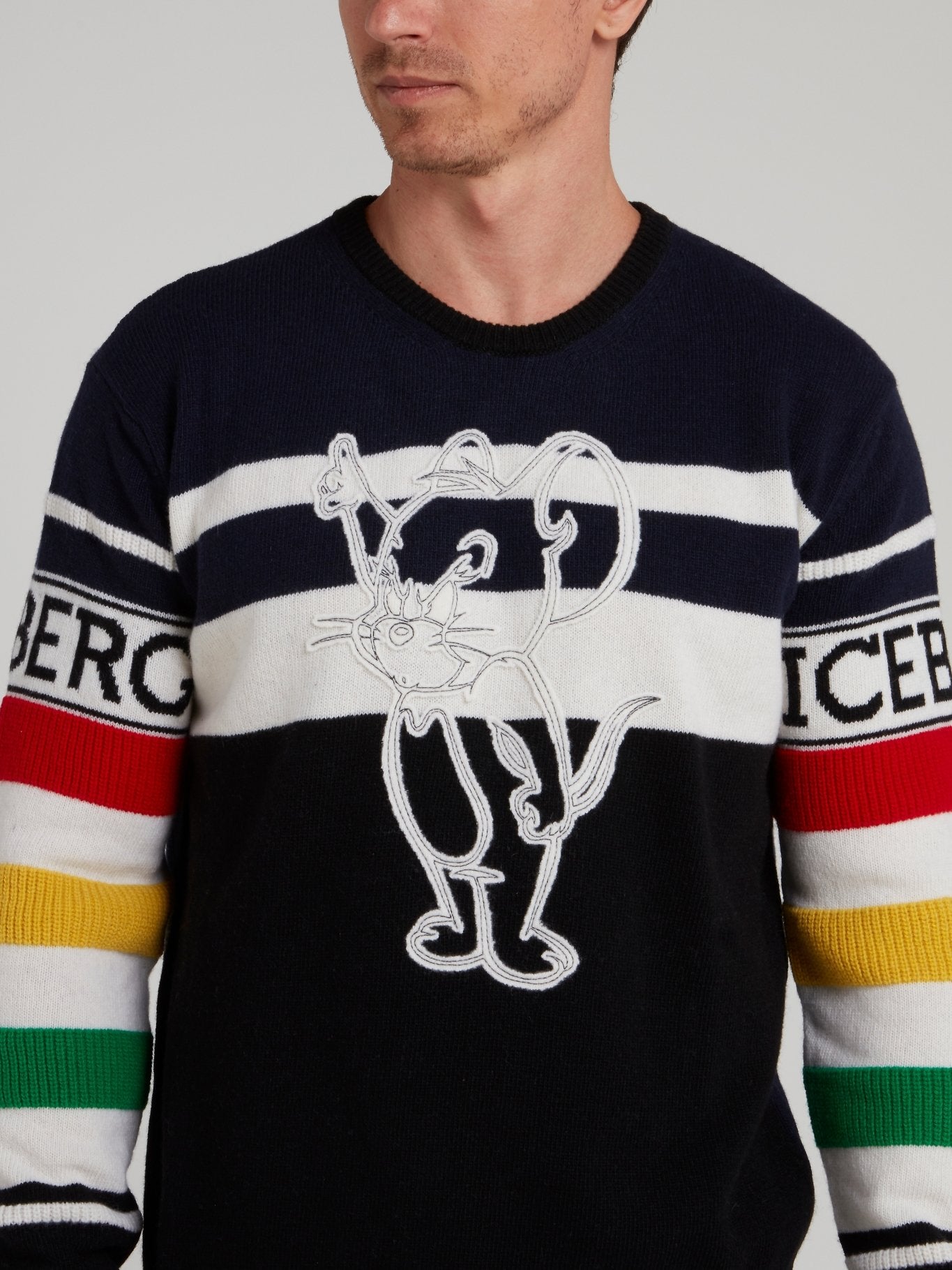 Tom and Jerry Navy Striped Sweaters