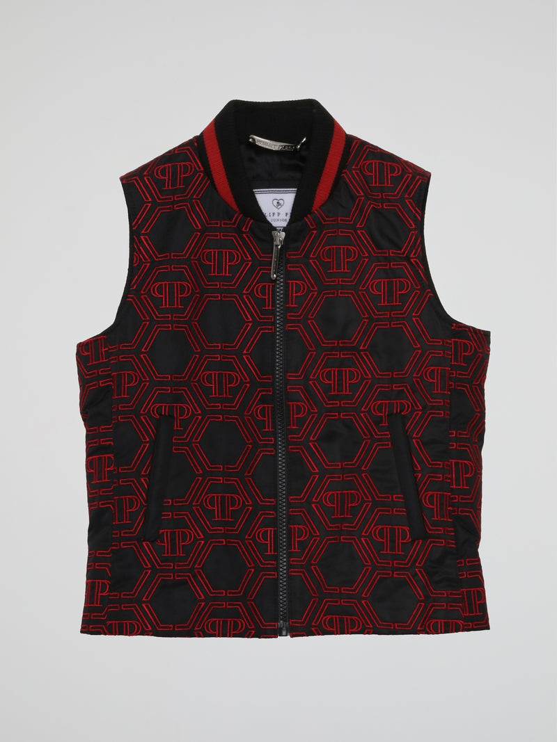 Monogram Down Jacket Vest (Kids)