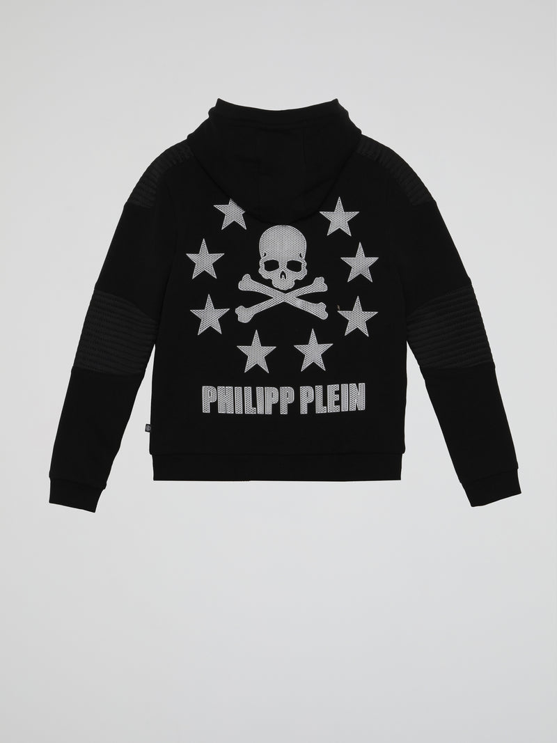 Stars And Skull Hoodie Sweatshirt (Kids)