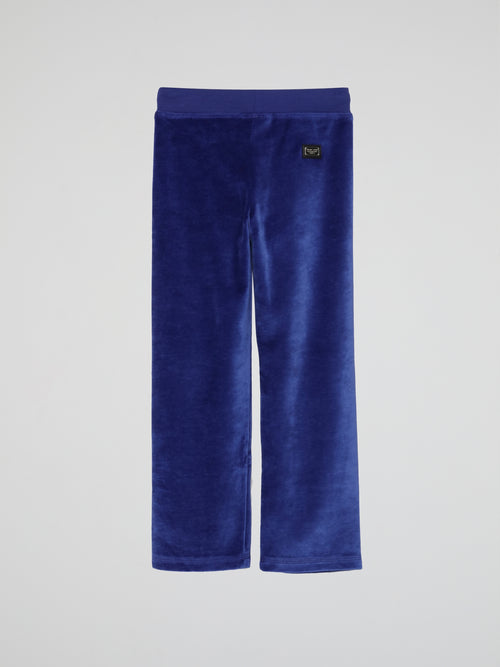 Blue Velvet Sweatpants (Kids)
