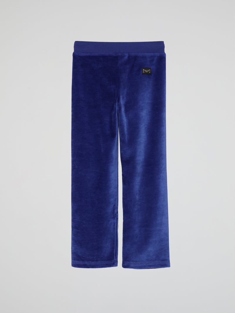 Blue Velvet Sweatpants (Kids)