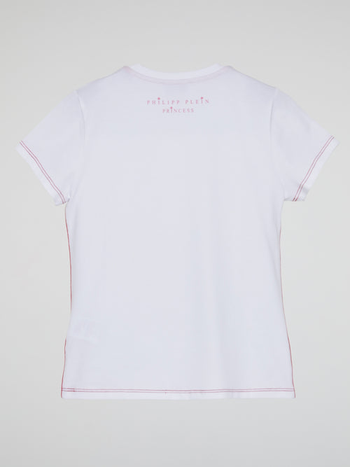 Kiss Me Plein White T-Shirt (Kids)